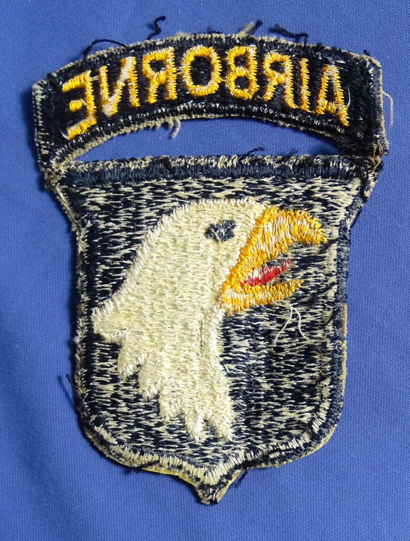 WWII 101st Airborne Patch With Tab — image 2