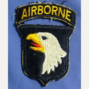 WWII 101st Airborne Patch With Tab