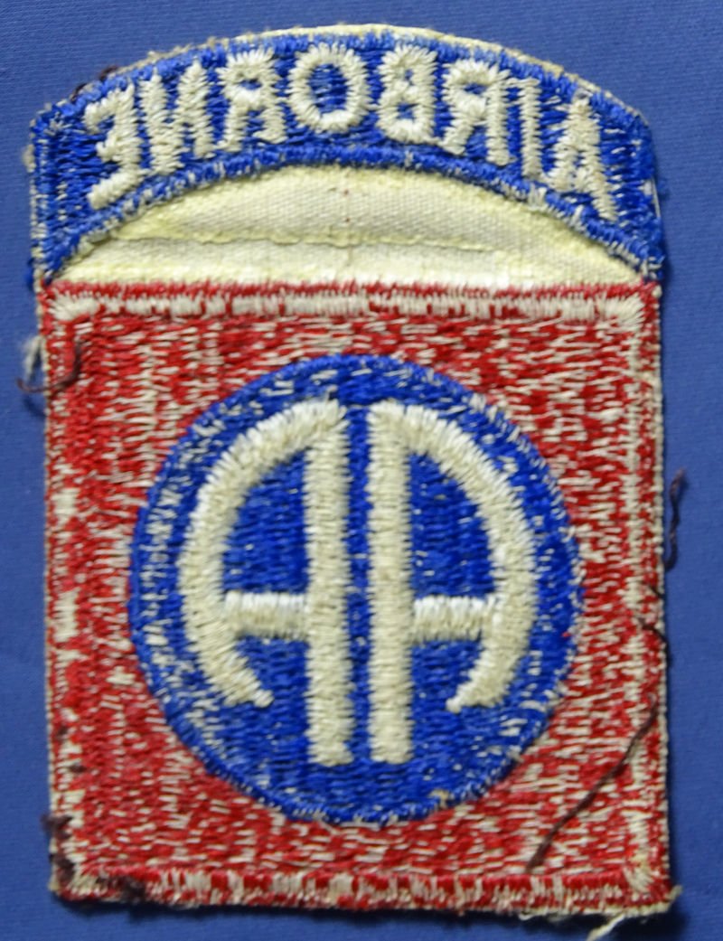WWII 82nd Airborne Division On Khaki Patch — image 2