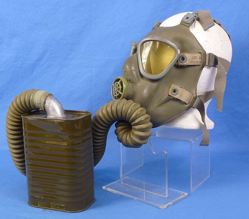 WWII U.S. Army Gas Mask in Carrying Bag — image 2