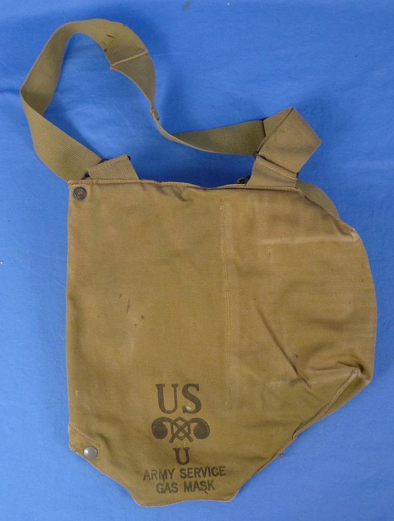 WWII U.S. Army Gas Mask in Carrying Bag — image 6