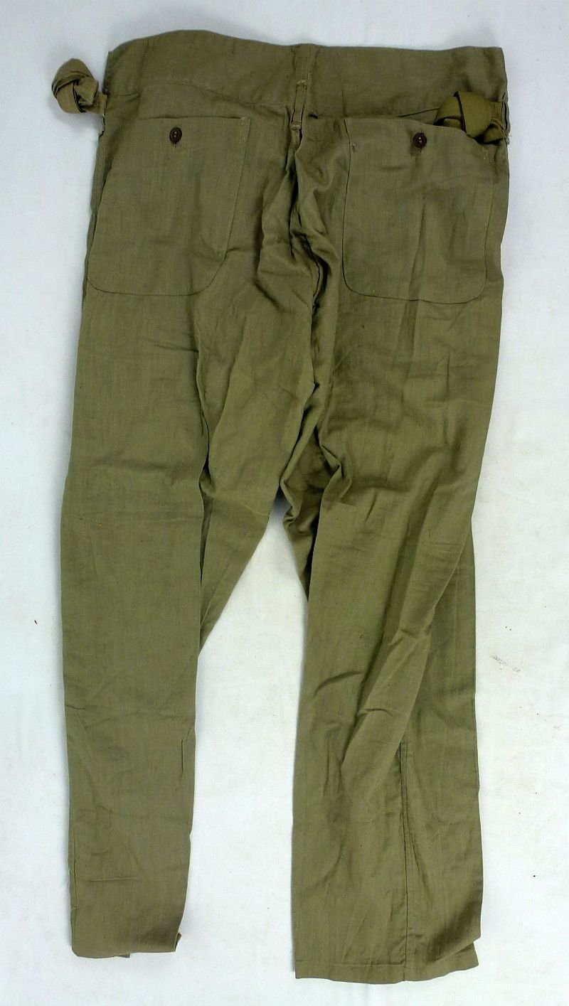 Near Mint Unissued 1944 Dated Japanese Army EM/NCO Tropical Cotton Trousers — image 4