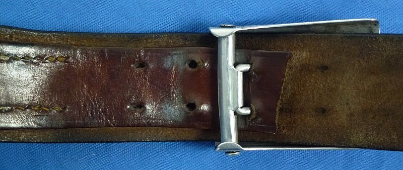 WWII Luftwaffe EM/NCO Belt and Buckle by J. Deutschbein — image 3