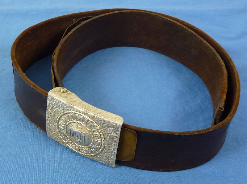 WWII German Army EM/NCO Belt and Buckle by Paulmann Crone — image 2