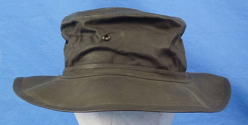 WWI U.S. Marine Corps Rubber Rain Hat — image 2