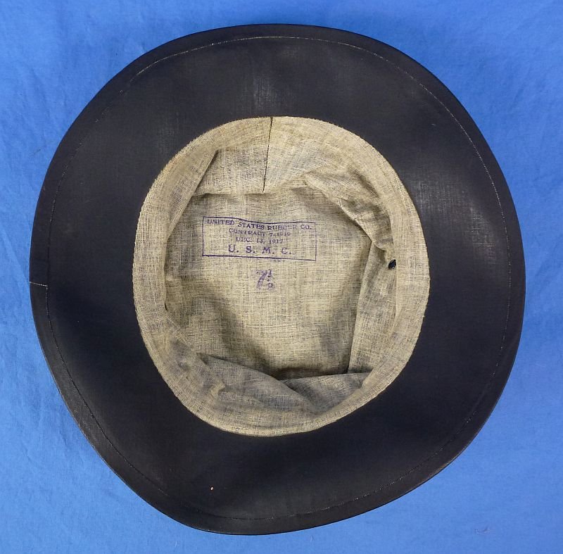 WWI U.S. Marine Corps Rubber Rain Hat — image 5