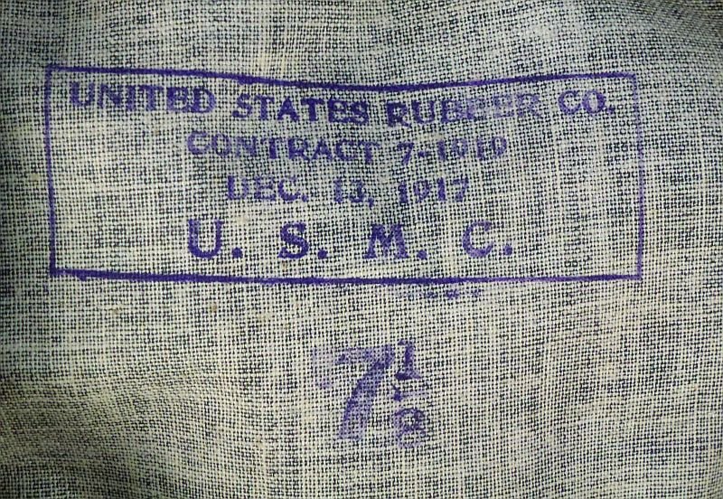 WWI U.S. Marine Corps Rubber Rain Hat — image 6