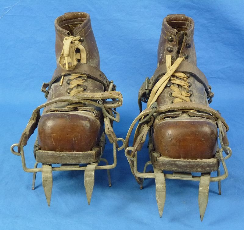 WWII US Army Mountaineering Boots with Crampons — image 2
