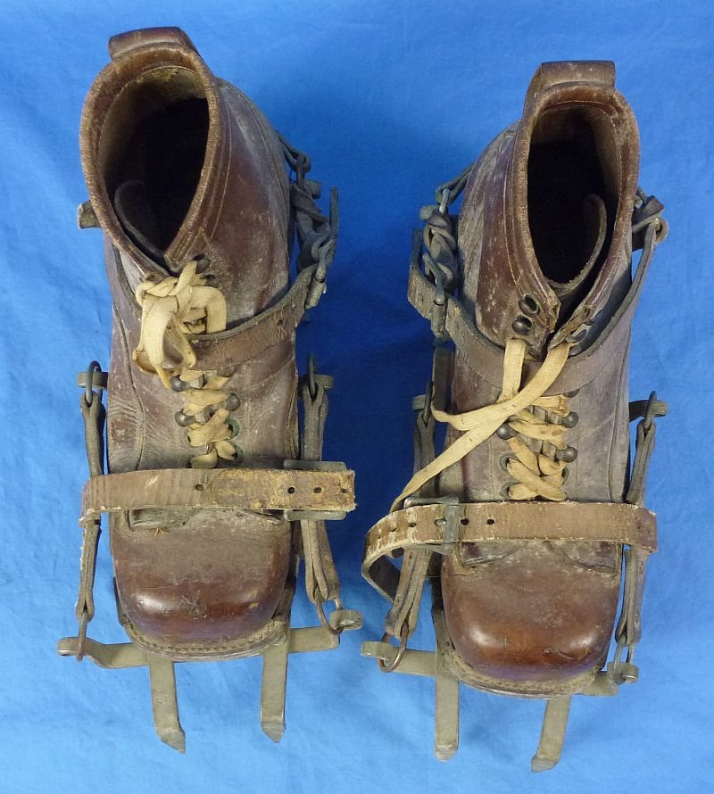 WWII US Army Mountaineering Boots with Crampons — image 3