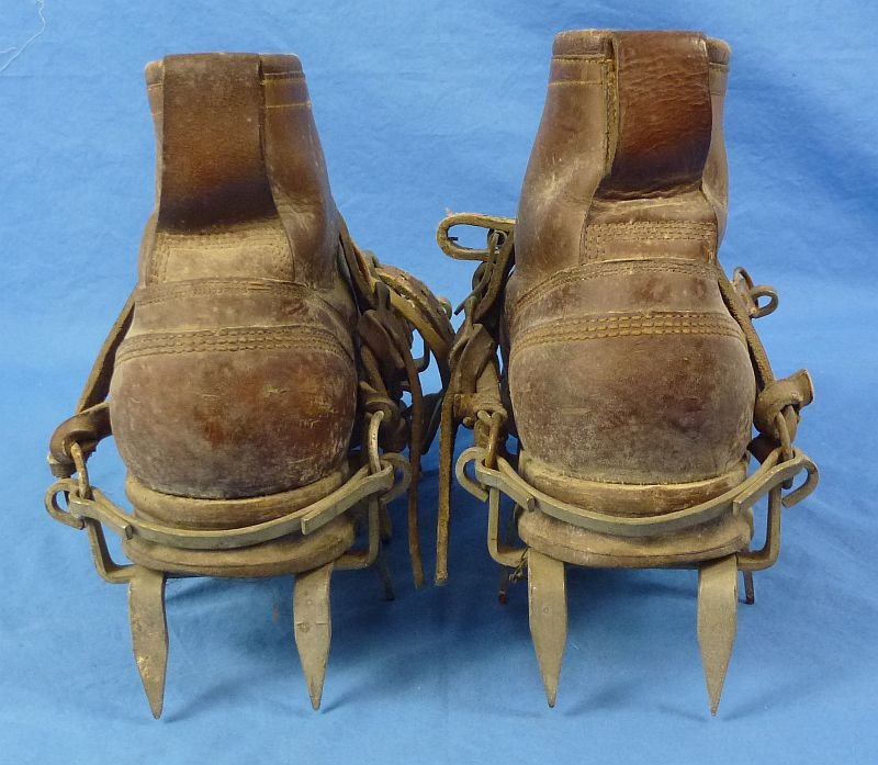 WWII US Army Mountaineering Boots with Crampons — image 5