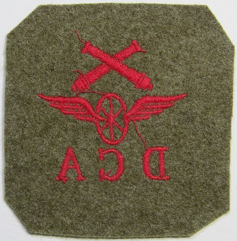 WWI French Army Anti Aircraft Artillery Patch — image 2