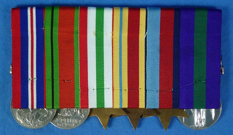 WWII British Medals Bar to the Green Howards (Alexandra, Princess of Wales's Own Yorkshire Regiment) — image 2