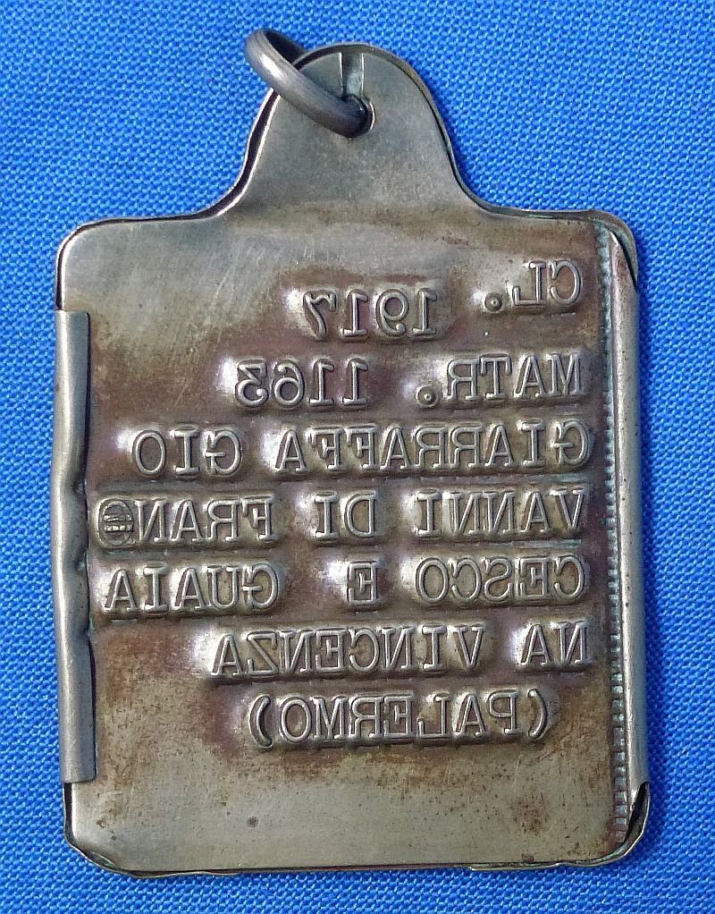 WWII Italian Soldier's Dog Tag — image 2