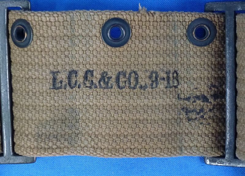 1918 Dated M1910 10 Pocket Cartridge Belt — image 4