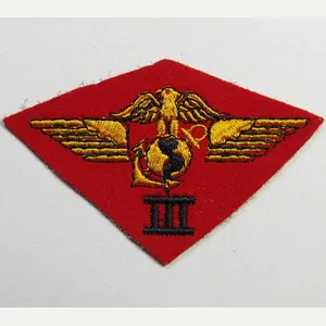 WWII 3rd Marine Air Wing Patch on Wool