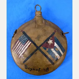 Spanish American War 'Boys of 99' Souvenir Canteen