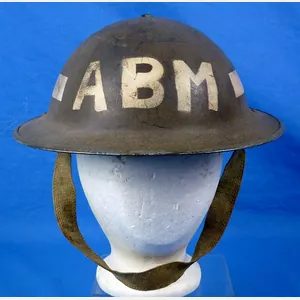 1941 Dated British Assistant Beach Master Brodie Helmet
