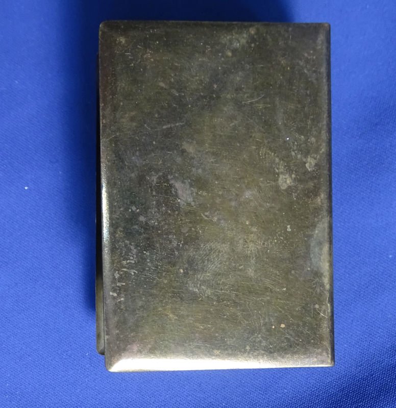 WWI German Brass Match Box Holder — image 2