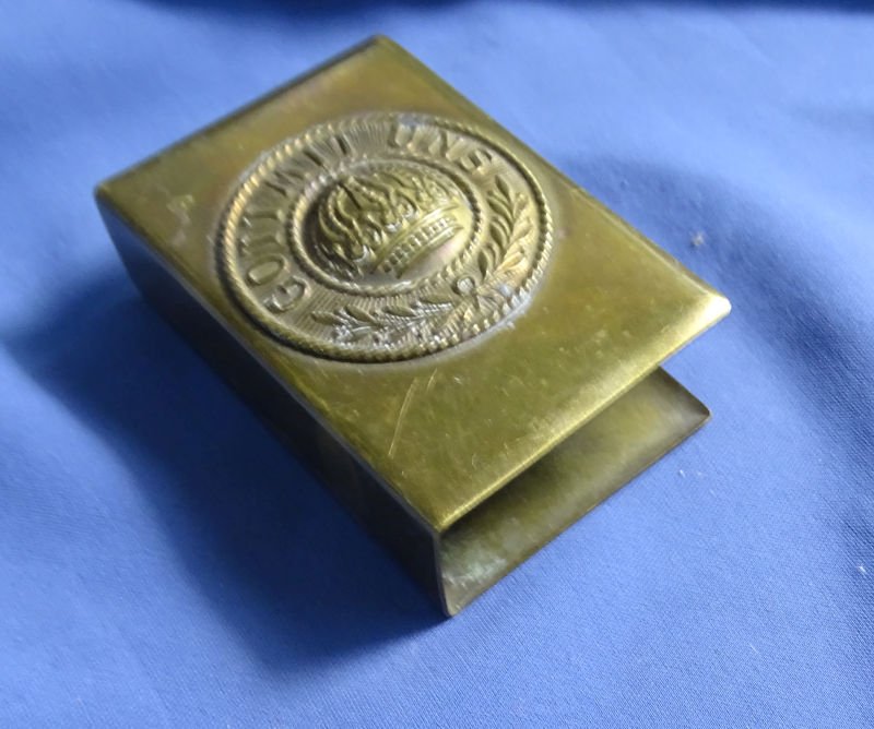 WWI German Brass Match Box Holder — image 3