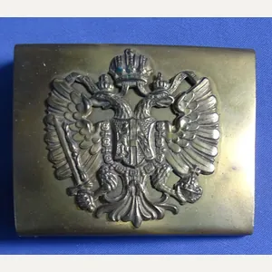 WWI Austro Hungarian Brass Belt Buckle
