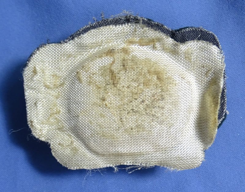 WWII German Army Officer's Visor Cap Bullion Wreath & Cockade Insignia — image 2