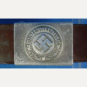 WWII German Police NCO Belt and Buckle