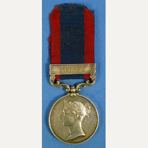 British Sutlej Campaign Medal with 'Sobraon' Bar to the 50th …