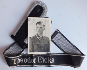WSS REGIMENT THEODOR EICKE BEVO CUFF TITLE & SHOULDER BOARD …