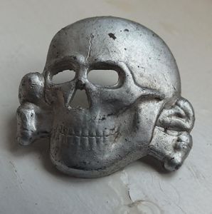 SS VISOR SKULL BELGIAN PRODUCTION