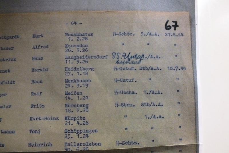 1.Komp.12th SS  HITLERJUGEND AUFKLARUNGS ABTEILUNG CITATIONS SS-STURMBANNFUHRER BREMER SIGNAURE — image 9
