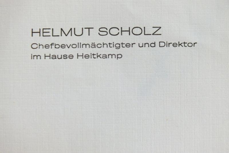 NEDERLAND RK WINNER HELMUT SCHOLZ POST WAR SIGNED PHOTO — image 3