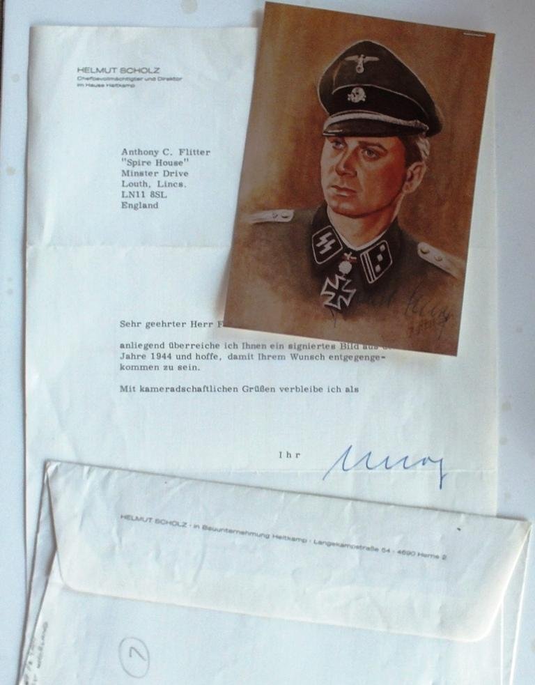 NEDERLAND RK WINNER HELMUT SCHOLZ POST WAR SIGNED PHOTO — image 4