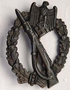 BRONZE INFANTRY ASSAULT BADGE SUPERB