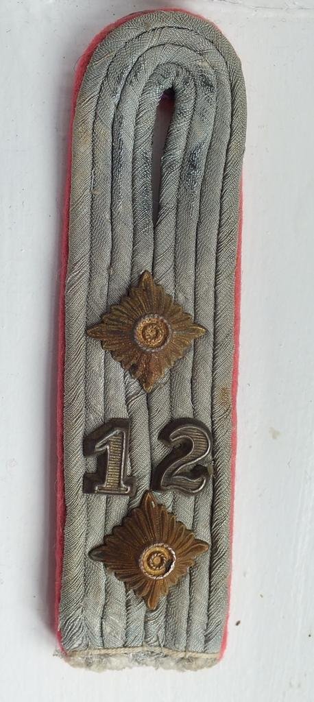 PANZER HAUPTMANN ERWIN KRESSMANN KC ORIGINAL SHOULDER BOARD — image 9
