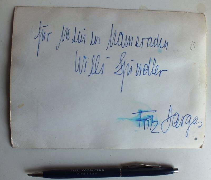 SS-OBERSTURMBANNFUHRER DARGES PRESENTATION PHOTO — image 2