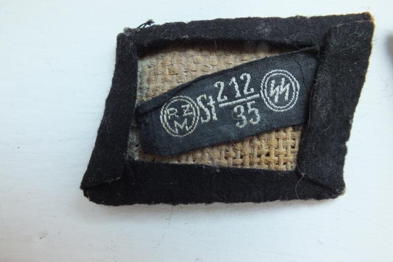 SS VT NACHRICHTEN COLLAR TABS SILK TAGGED — image 4