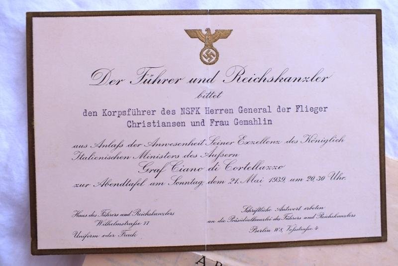 DINNER WITH HITLER MAY 1939 — image 2