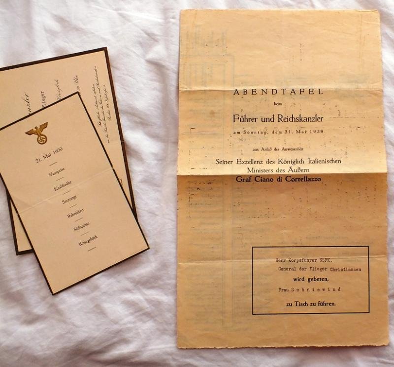 DINNER WITH HITLER MAY 1939 — image 4