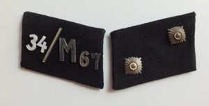 NSKK NCO COLLAR TABS M67