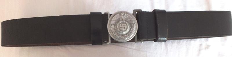 SS OFFICER BELT & BUCKLE SET — image 3