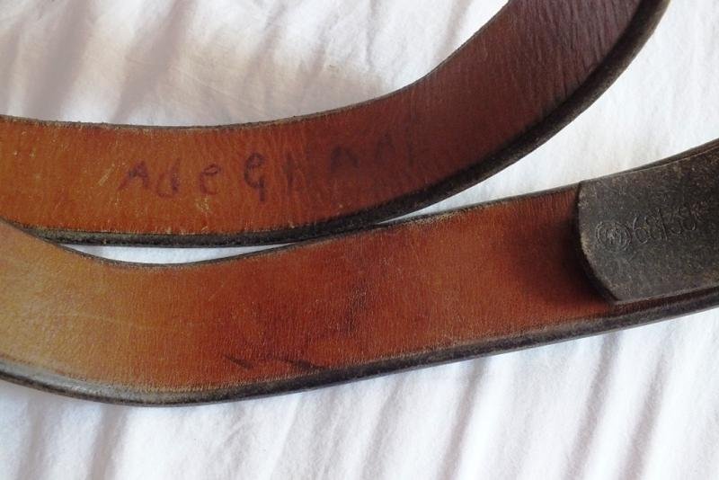 SS EM/NCO BELT LEATHER SS 68/38 RZM — image 4