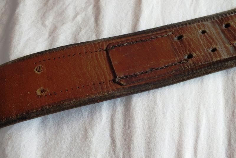 SS EM/NCO BELT LEATHER SS 68/38 RZM — image 8