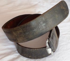 SS EM/NCO BELT LEATHER SS 68/38 RZM