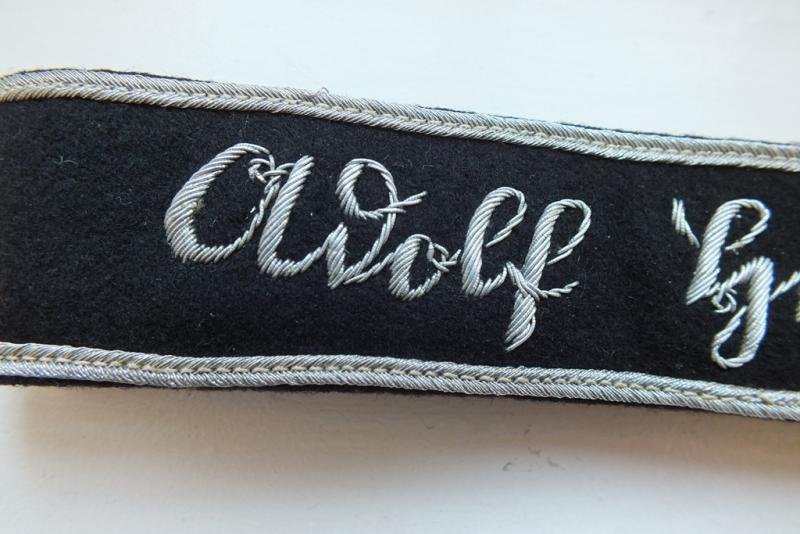LAH OFFICER HAND EMBROIDERED CUFF TITLE — image 3