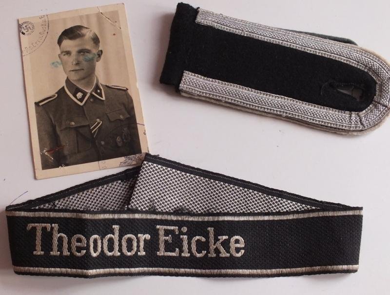 WSS TOTENKOPF SHOULDER BOARD WITH PHOTO — image 7