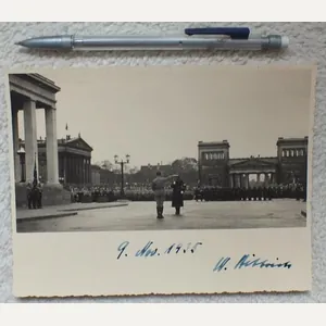 WILHEM BITTRICH MUNICH 9TH NOV 1935 SIGNATURE