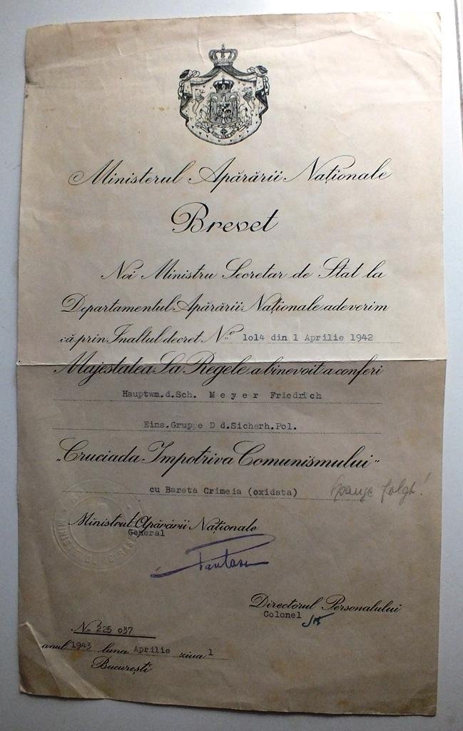 EINS.GRUPPE D d.SICHERH. POL. DOCUMENT SET — image 3