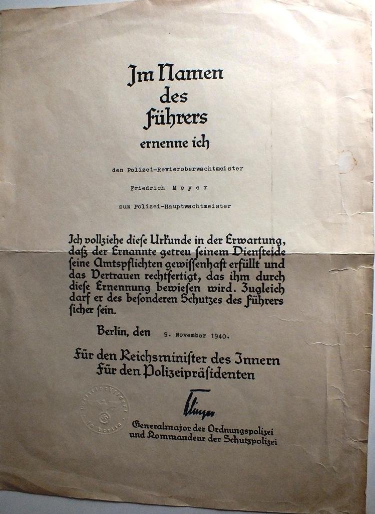 EINS.GRUPPE D d.SICHERH. POL. DOCUMENT SET — image 4