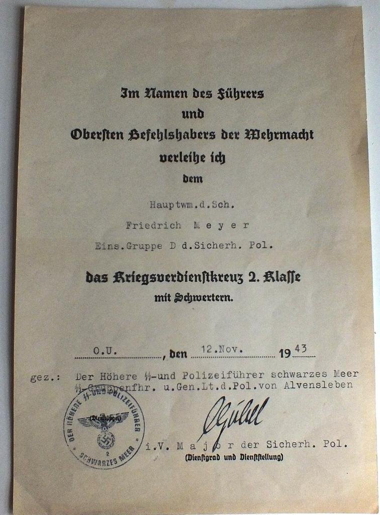 EINS.GRUPPE D d.SICHERH. POL. DOCUMENT SET — image 6