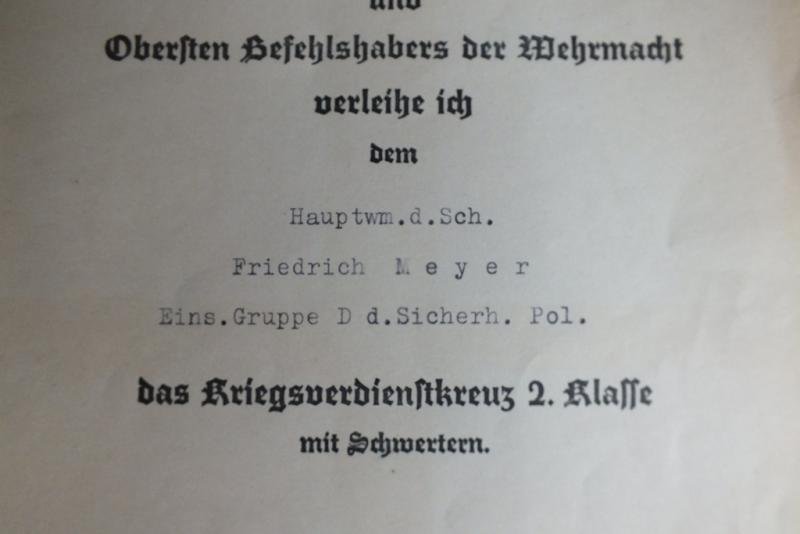 EINS.GRUPPE D d.SICHERH. POL. DOCUMENT SET — image 7